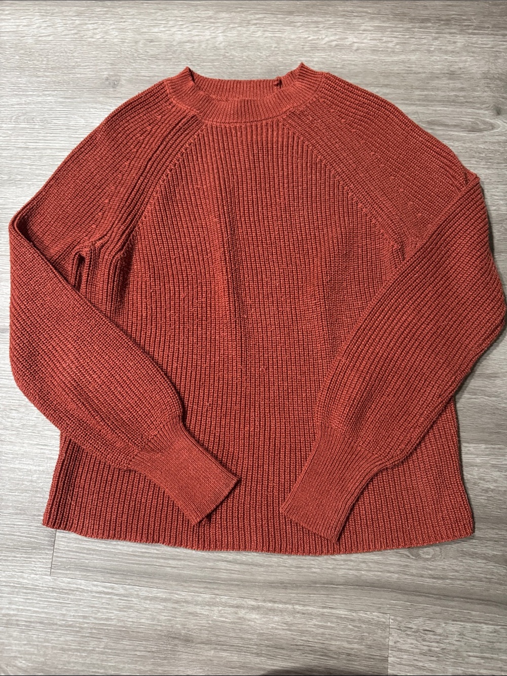 Jessica Simpson Rust Crewneck Knit Sweater